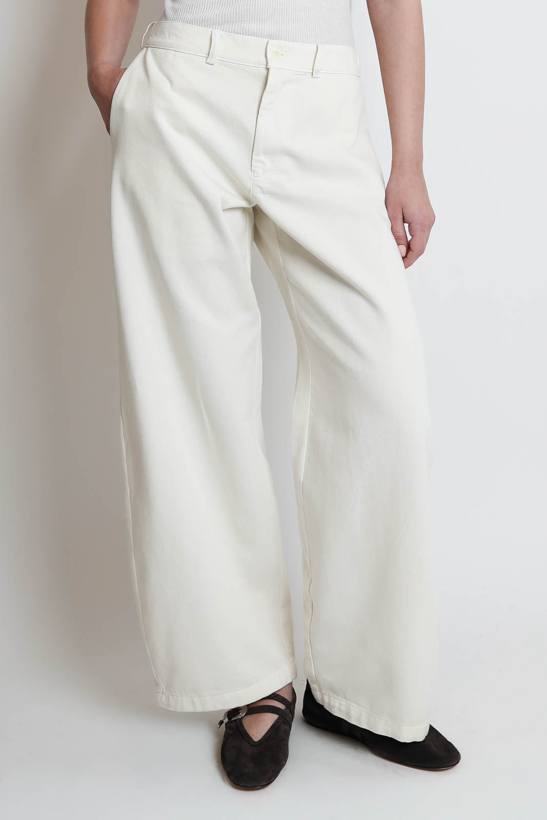 Labo.Art, pantalon Bum Massaua en Avorio