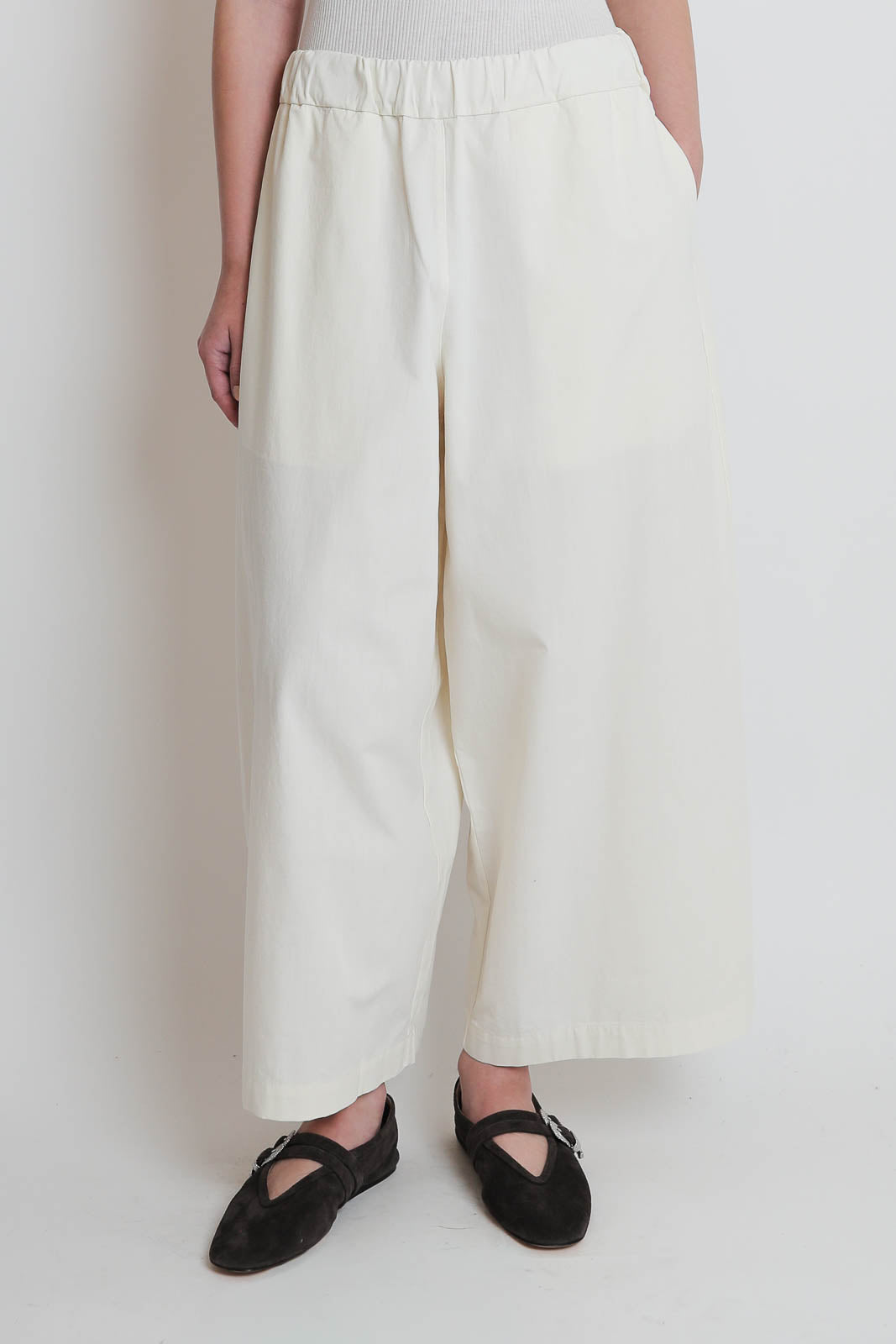 Labo.Art, pantalon Sole Liana en Avorio