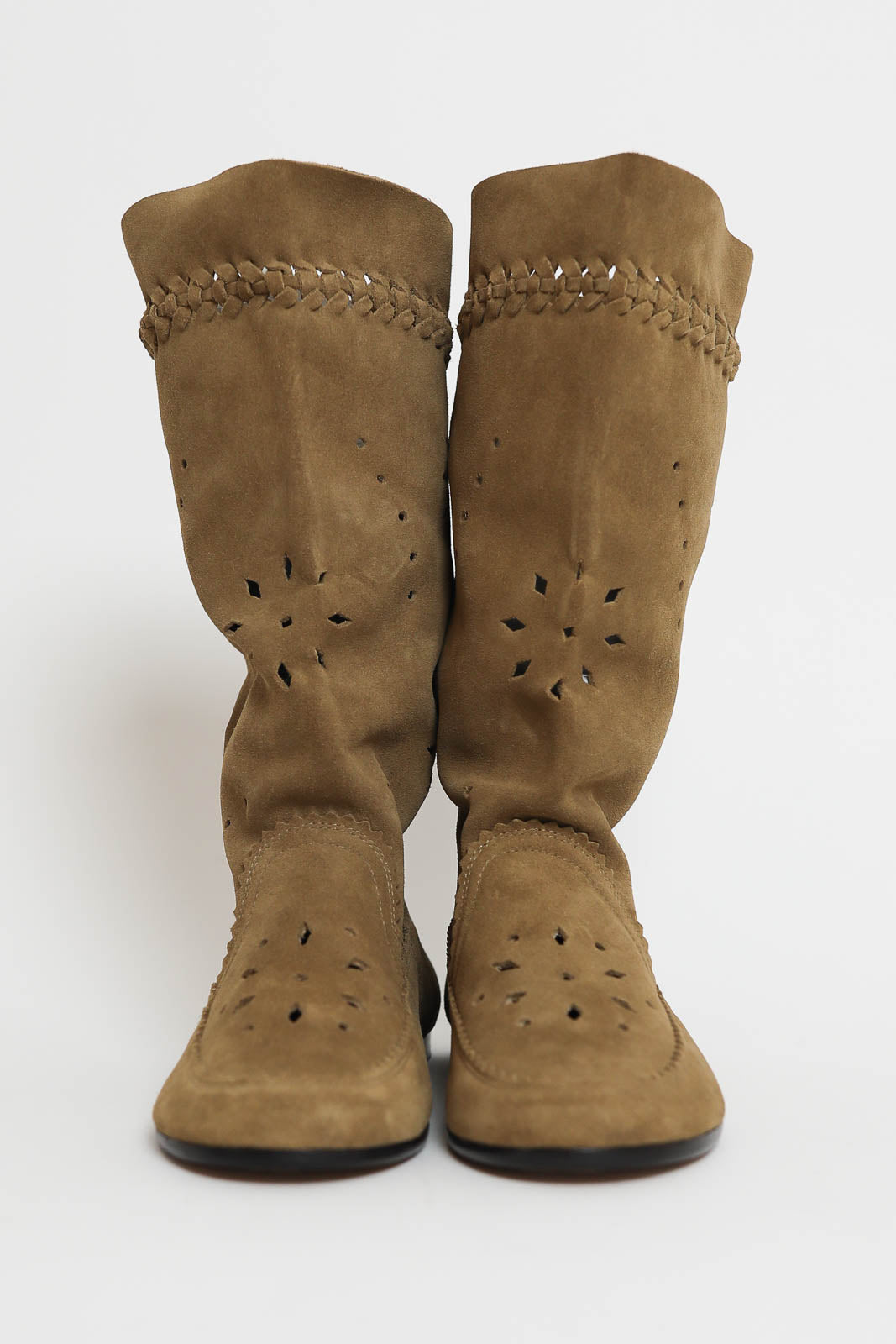 Isabel Marant, bottes Wekly couleur taupe