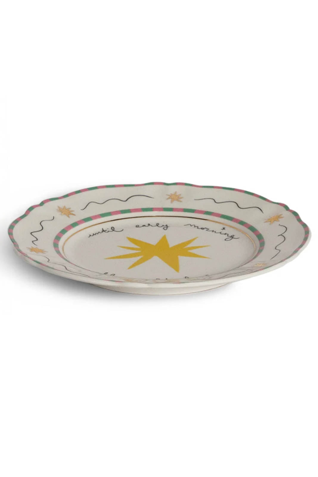 Bitossi Home, Assiette Until Every Morning in Stella