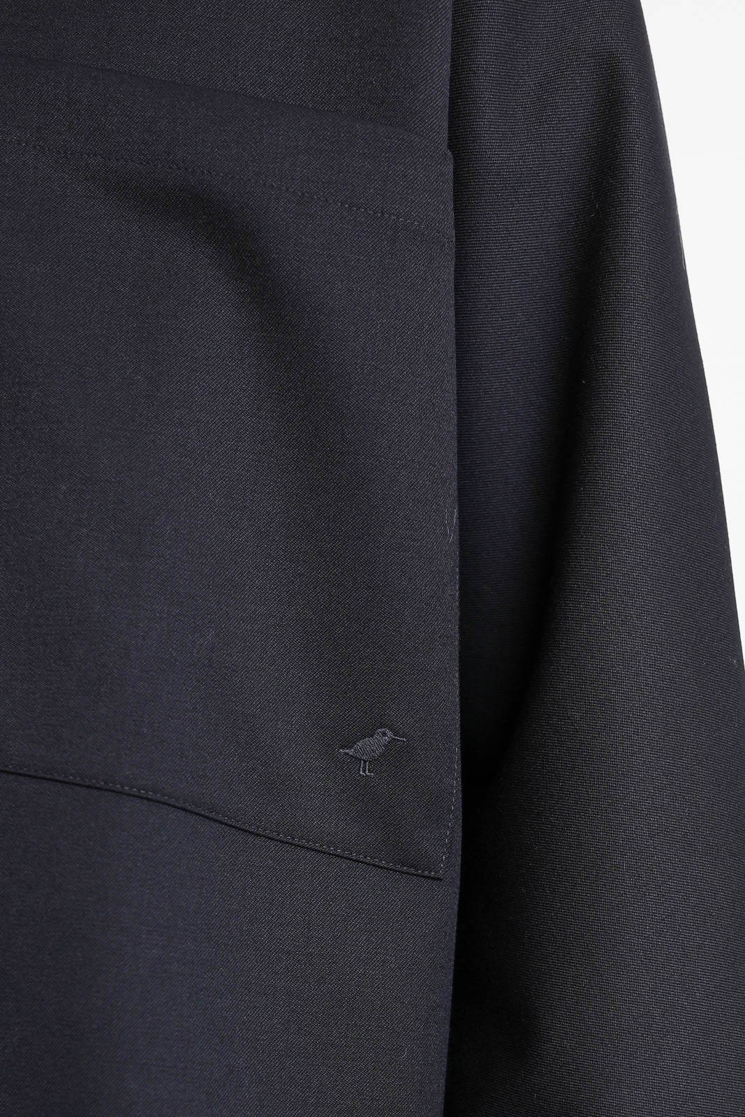 Vestibule Garderobe, Overshirt Wide en bleu marine