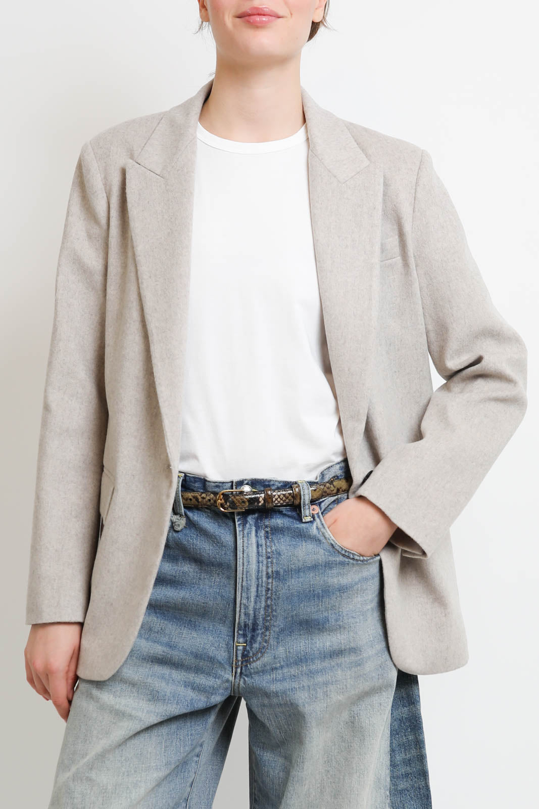 Forte-Forte, blazer Masculine en cachemire