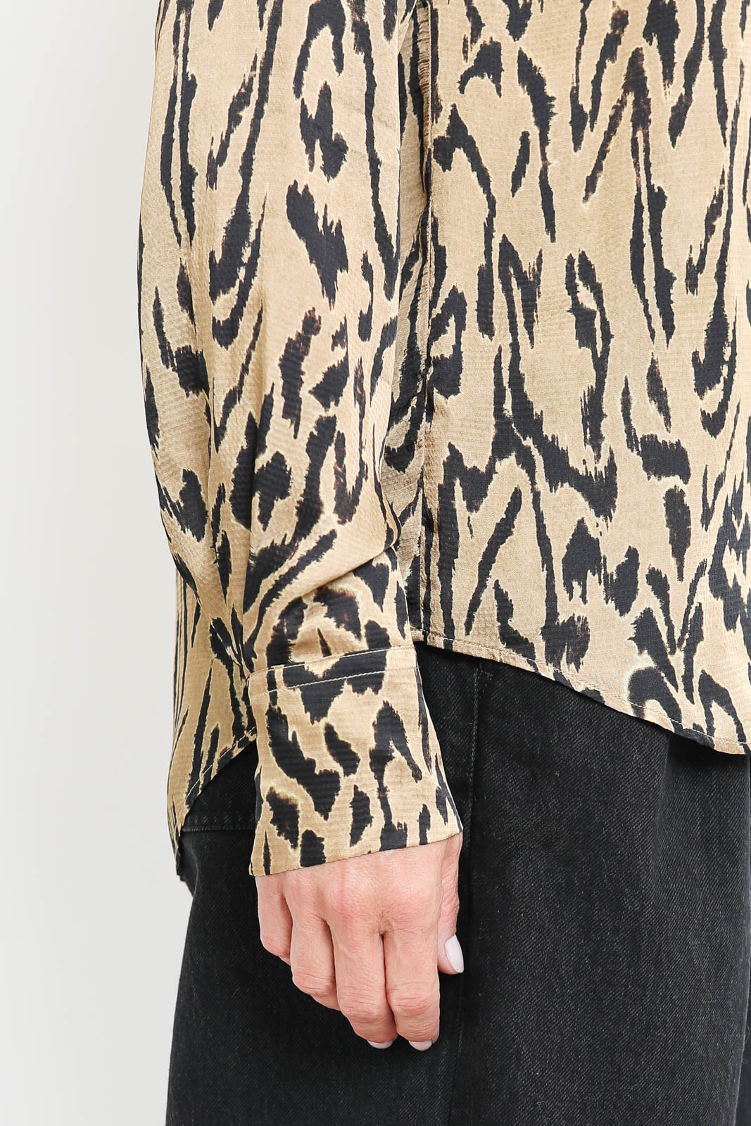 Forte-Forte, Blouse Moiree Satin in Honey