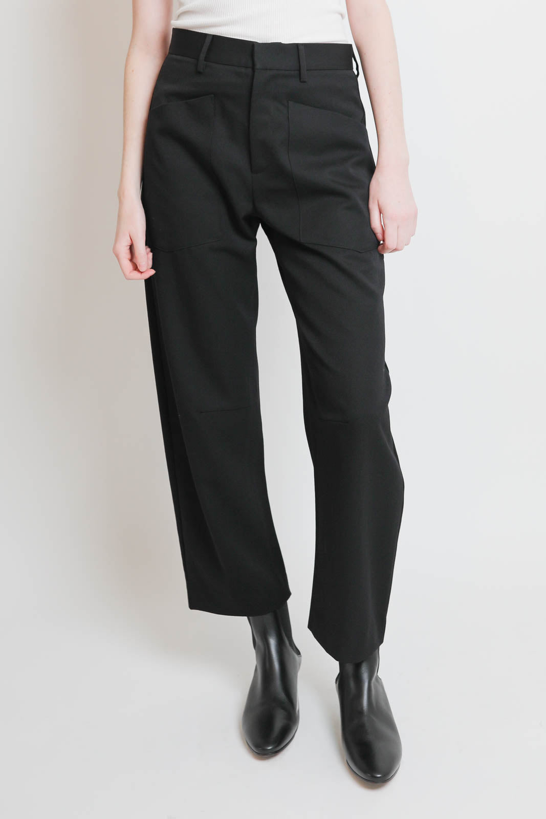 Nili Lotan, pantalon Shon Wool en noir