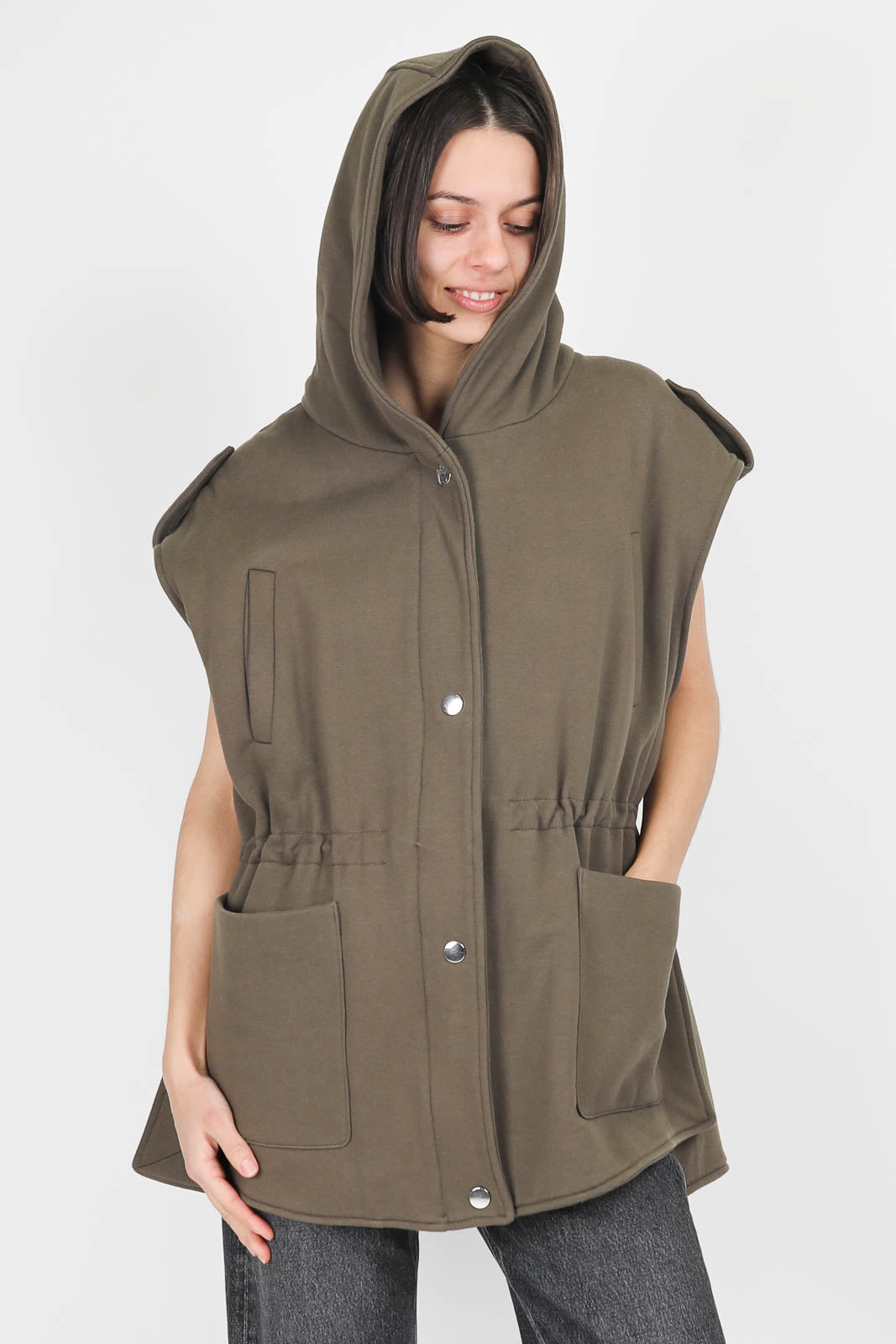 Gilet Ruby en kaki