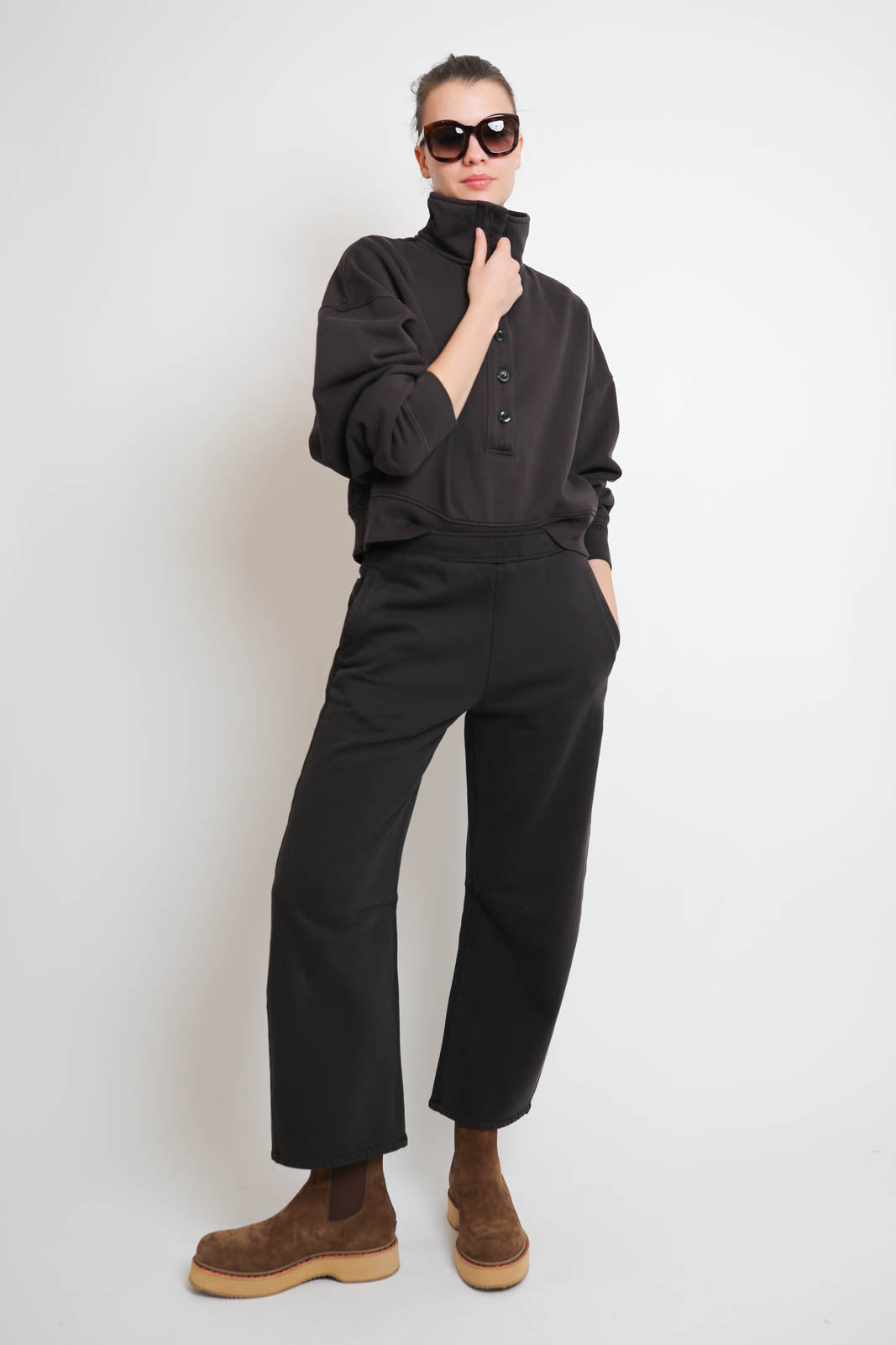 Citizens of Humanity, Pullover Mirelle en chocolat