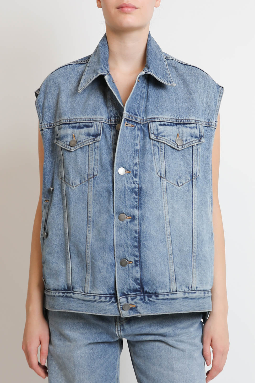 Haikure, Gilet Janette en bleu nordique