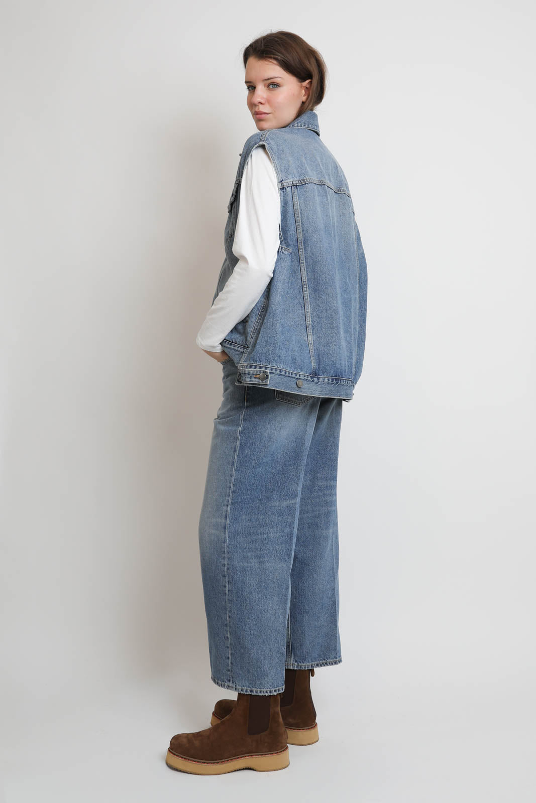 Haikure, Gilet Janette en bleu nordique