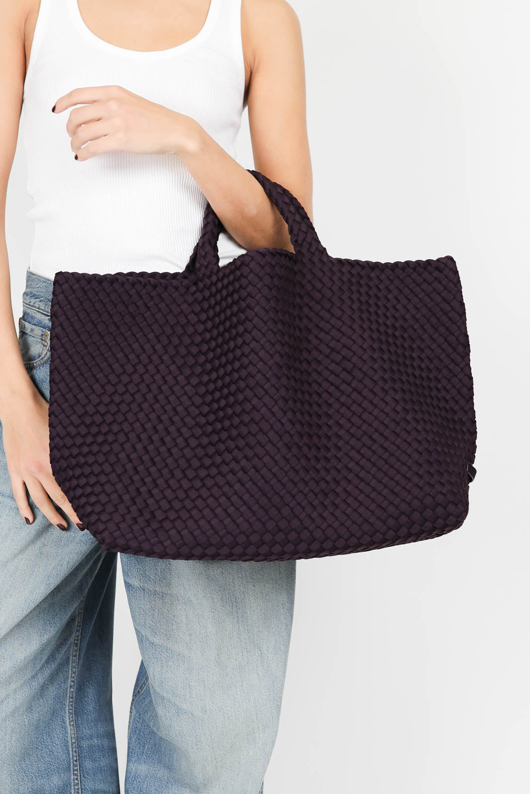 Sac St. Barths Large en aubergine