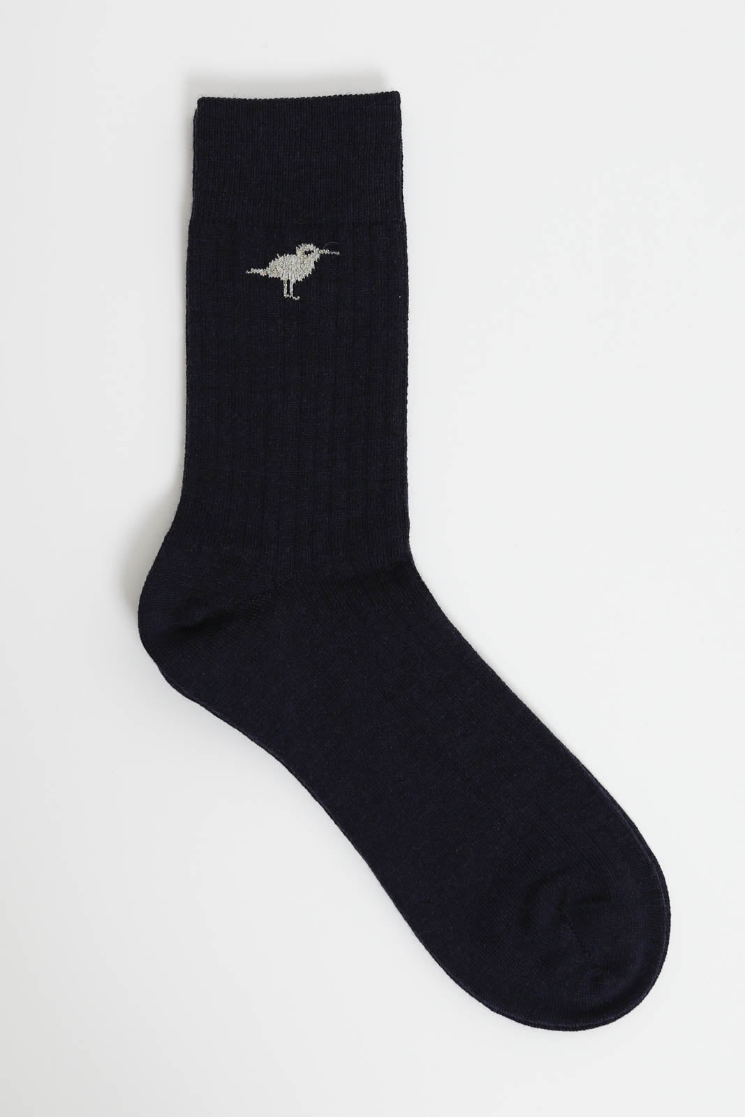 Vestibule, chaussettes L'Oiseau en marine