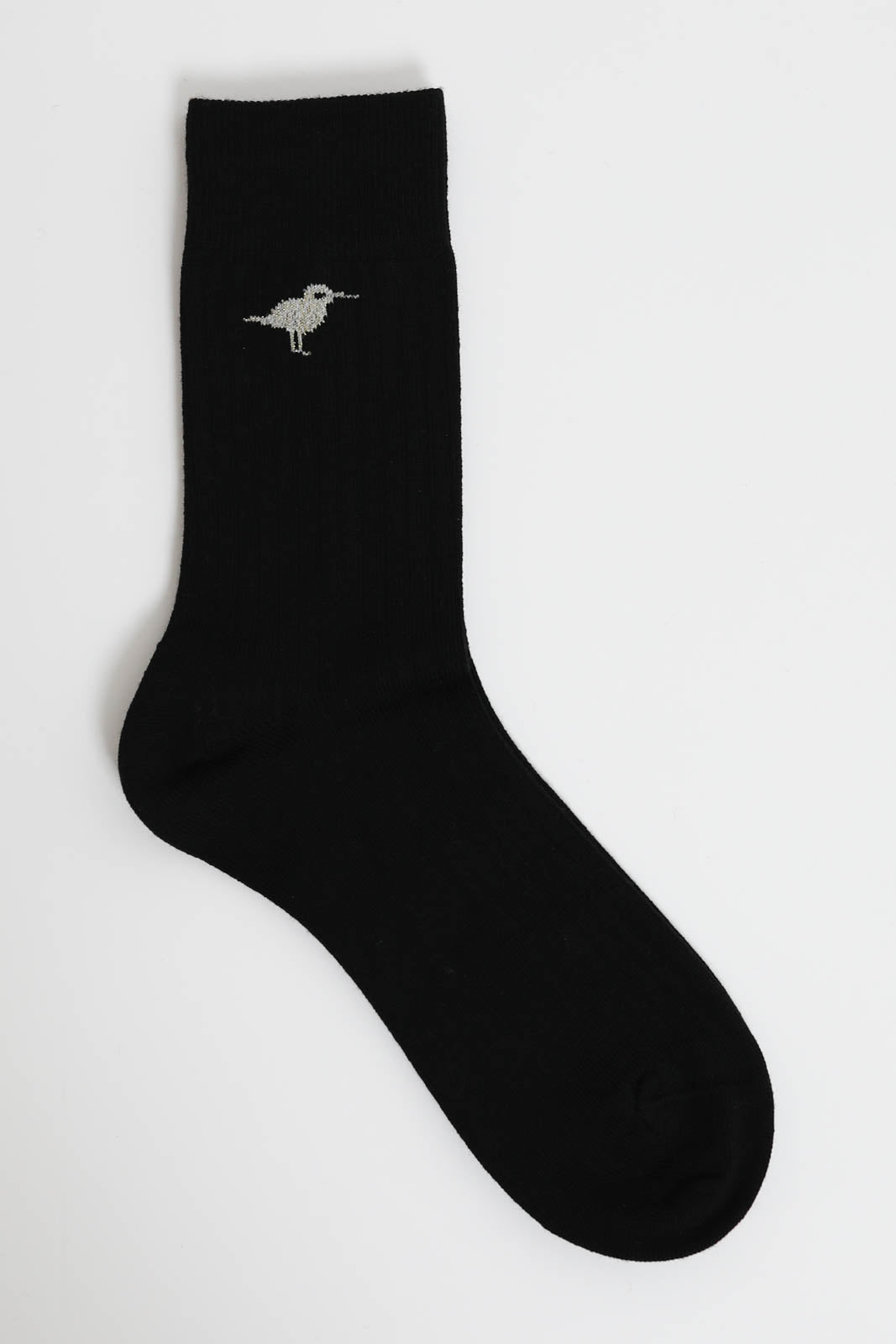 Vestibule, chaussettes L'Oiseau en noir