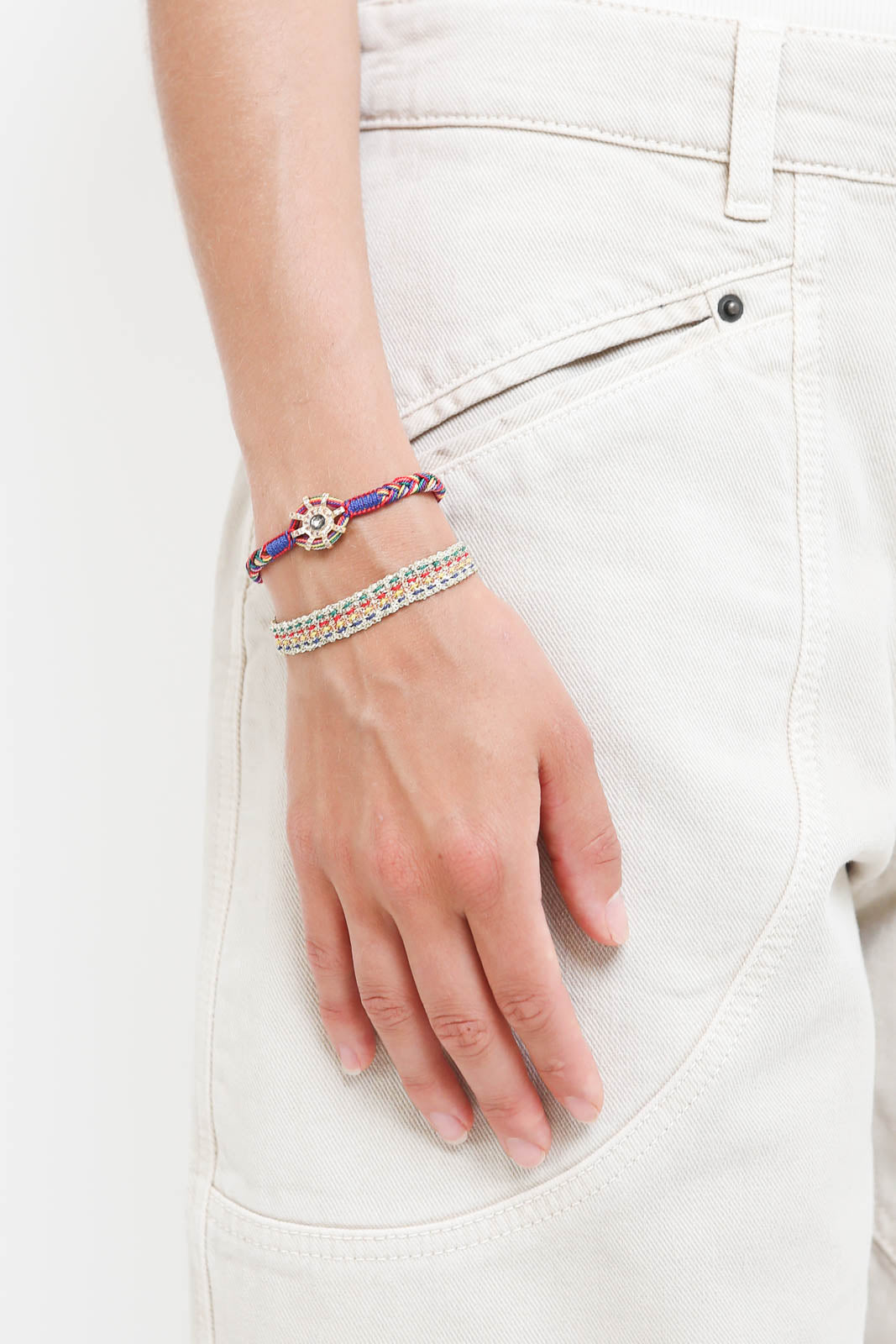 Bracelet N°940 en or/navy
