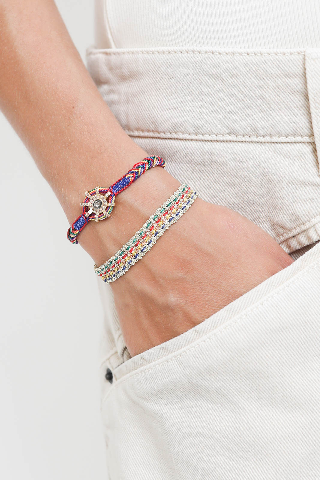 Bracelet N°940 en or/navy