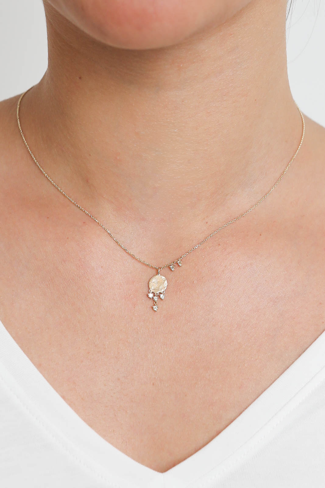 Pascale Monvoisin, collier Gaby N°1 en or