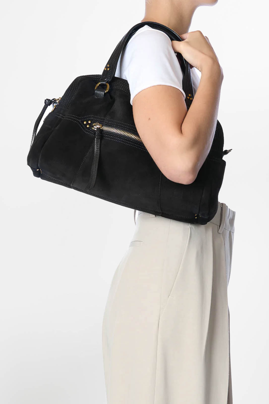 Jérôme Dreyfuss, sac Lucky Bowling en noir