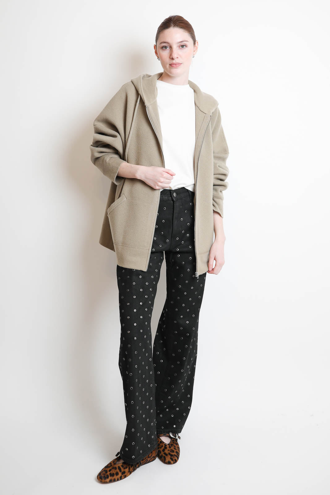 Extreme Cashmere, Cardigan Donnie en poussière