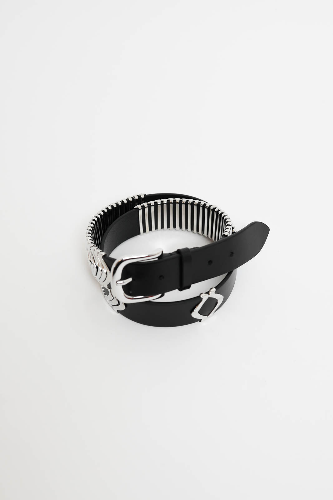 Isabel Marant, ceinture Tehora en noir/argenté