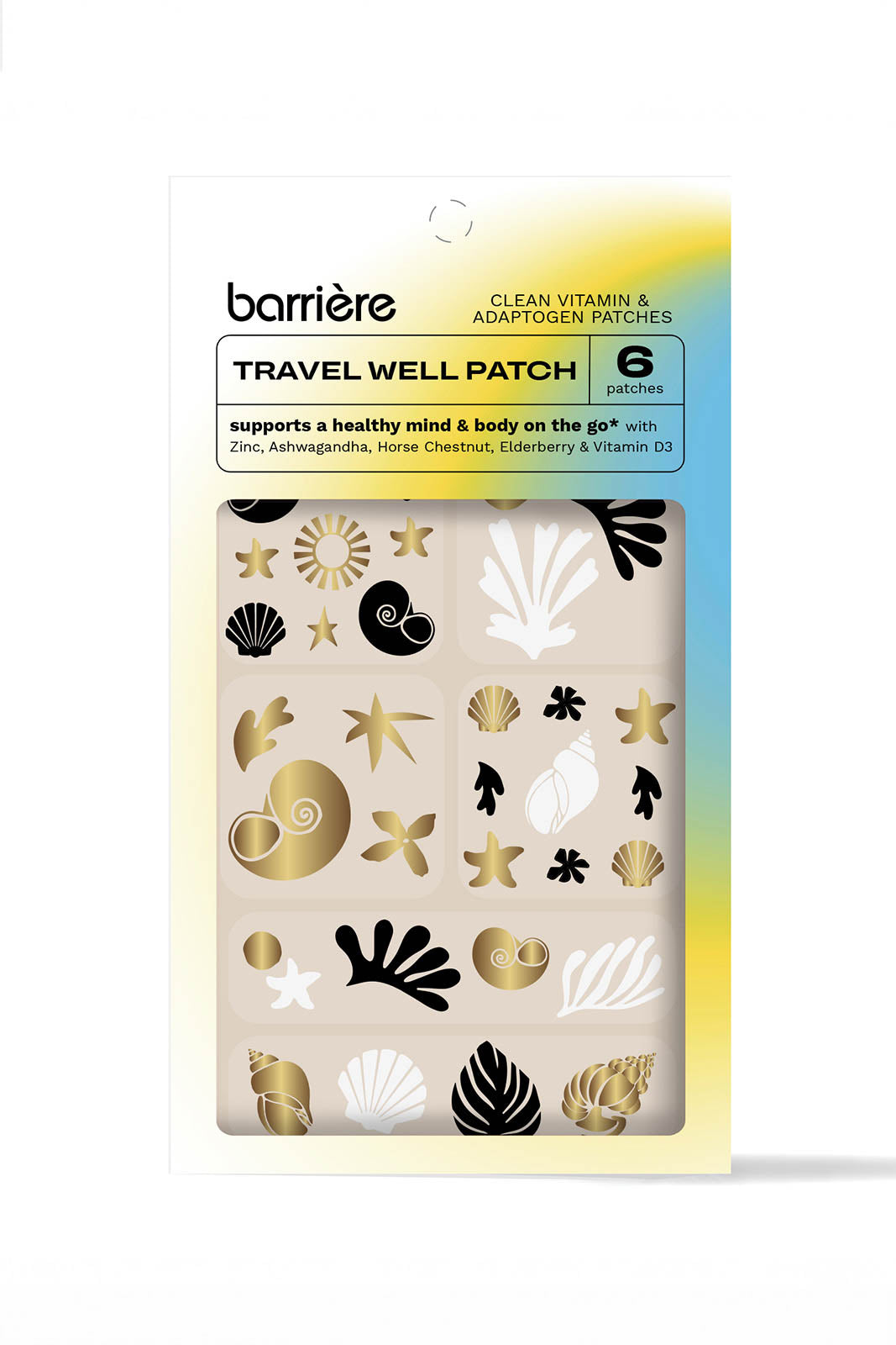 Barrière, pansements Travel Well Vitamin Abstract Shapes