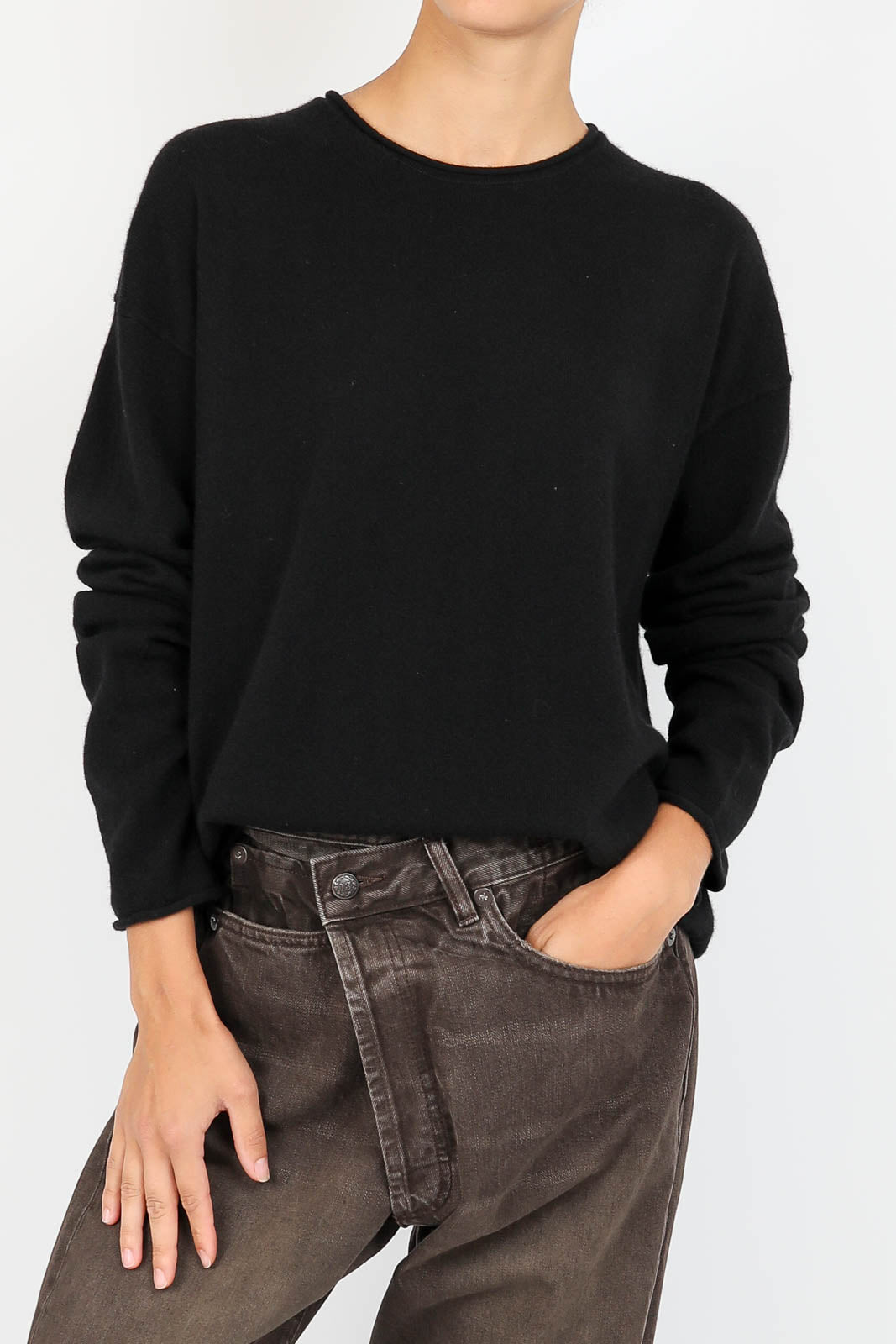 Pullover Oversized en noir