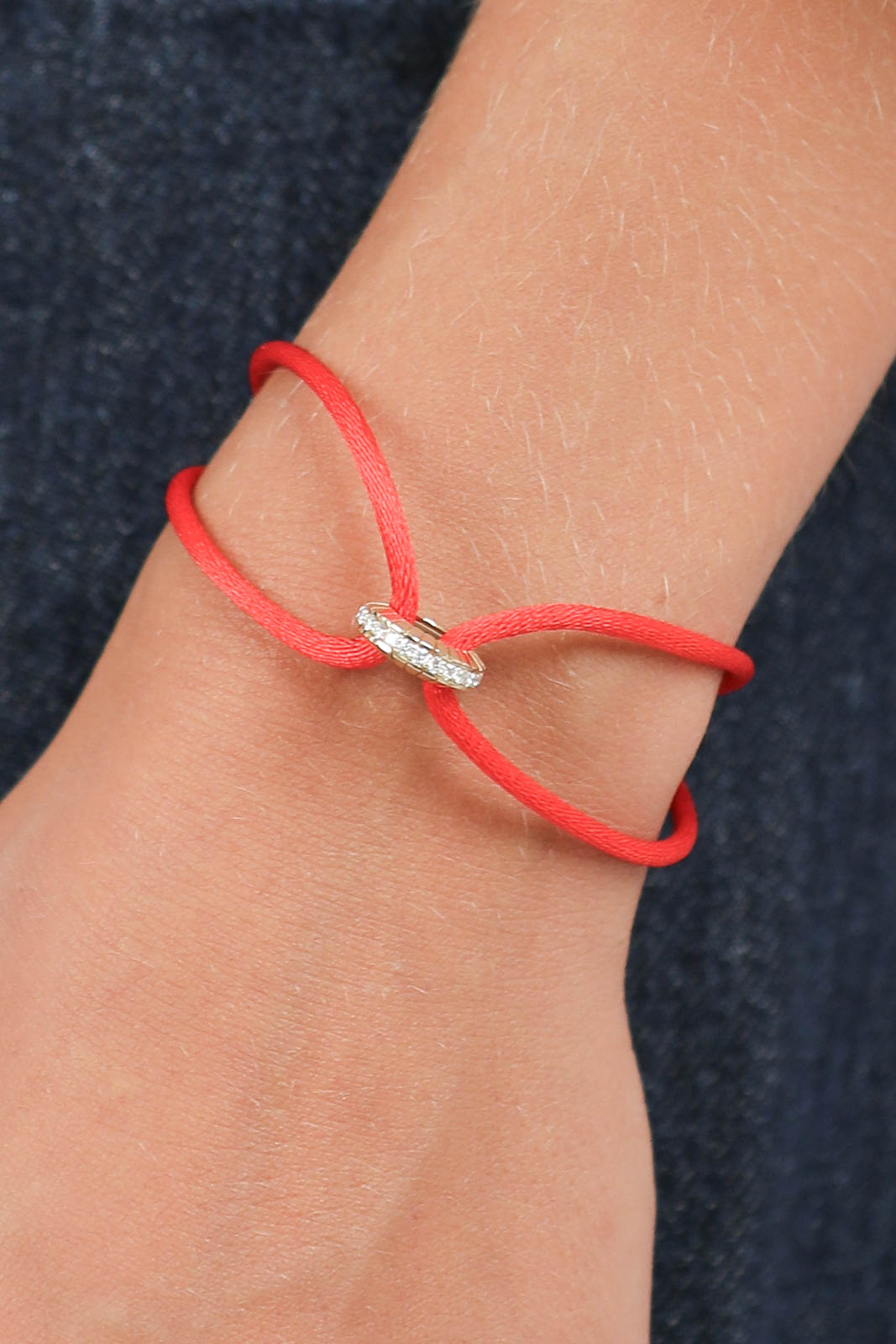 Bracelet Eternity Summer en rouge/or