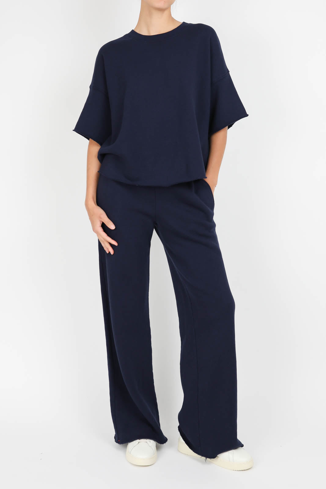 Pantalon Emmette Sweatpant en bleu marine