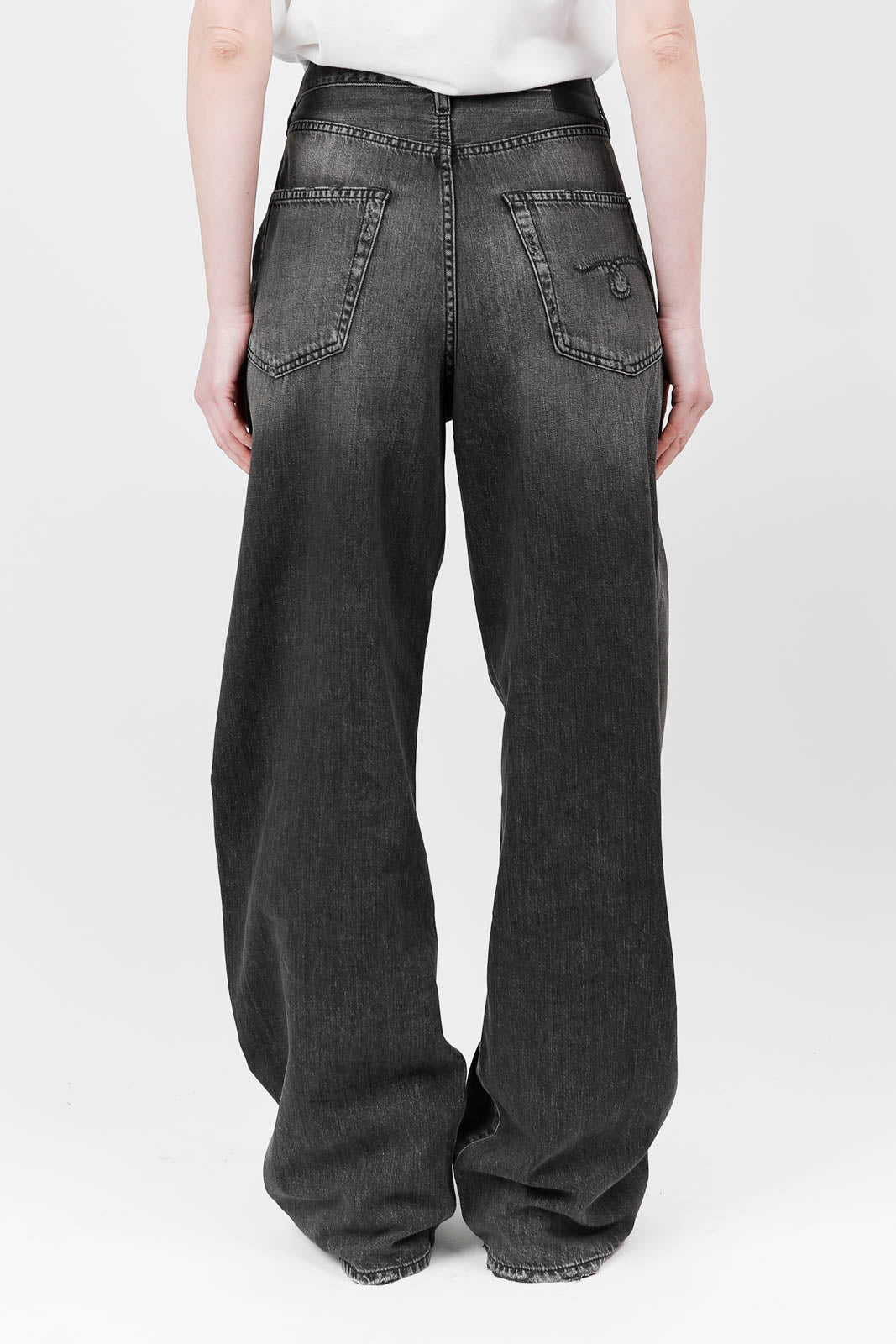 Jeans Damon Pleated en Ellery noir