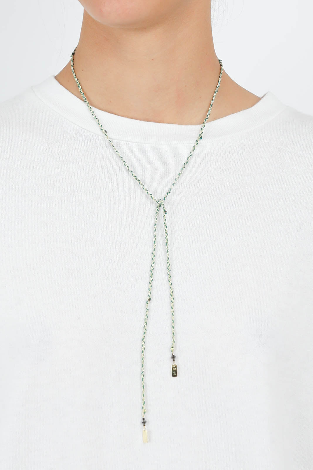 Collier N° 182 en Or/Vert