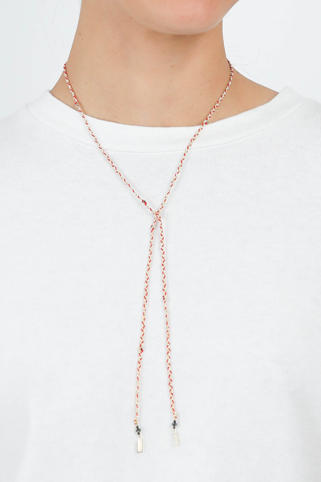 Collier N° 182 en Or/Rouge