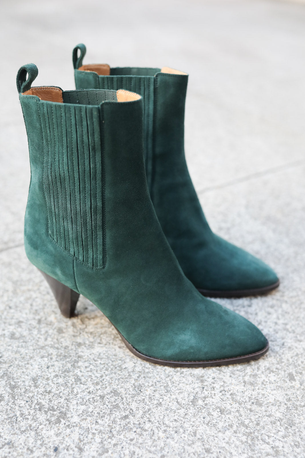 Bottes Reliane in Dark Green