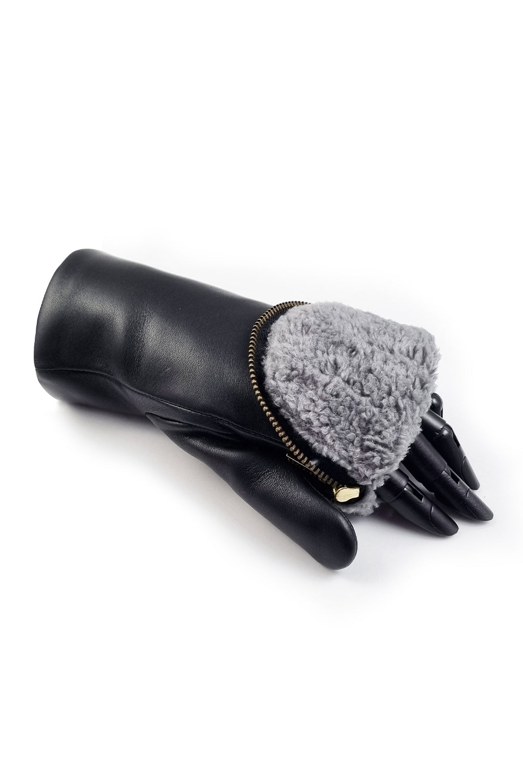 Gants en noir/gris