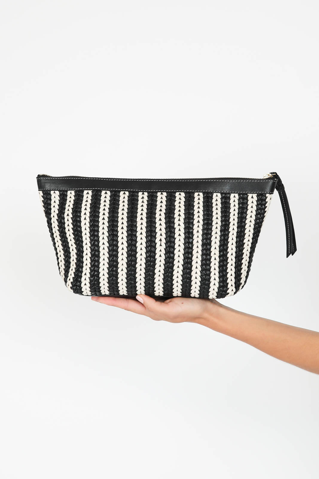 Sac Pochette en Noir/Blanc