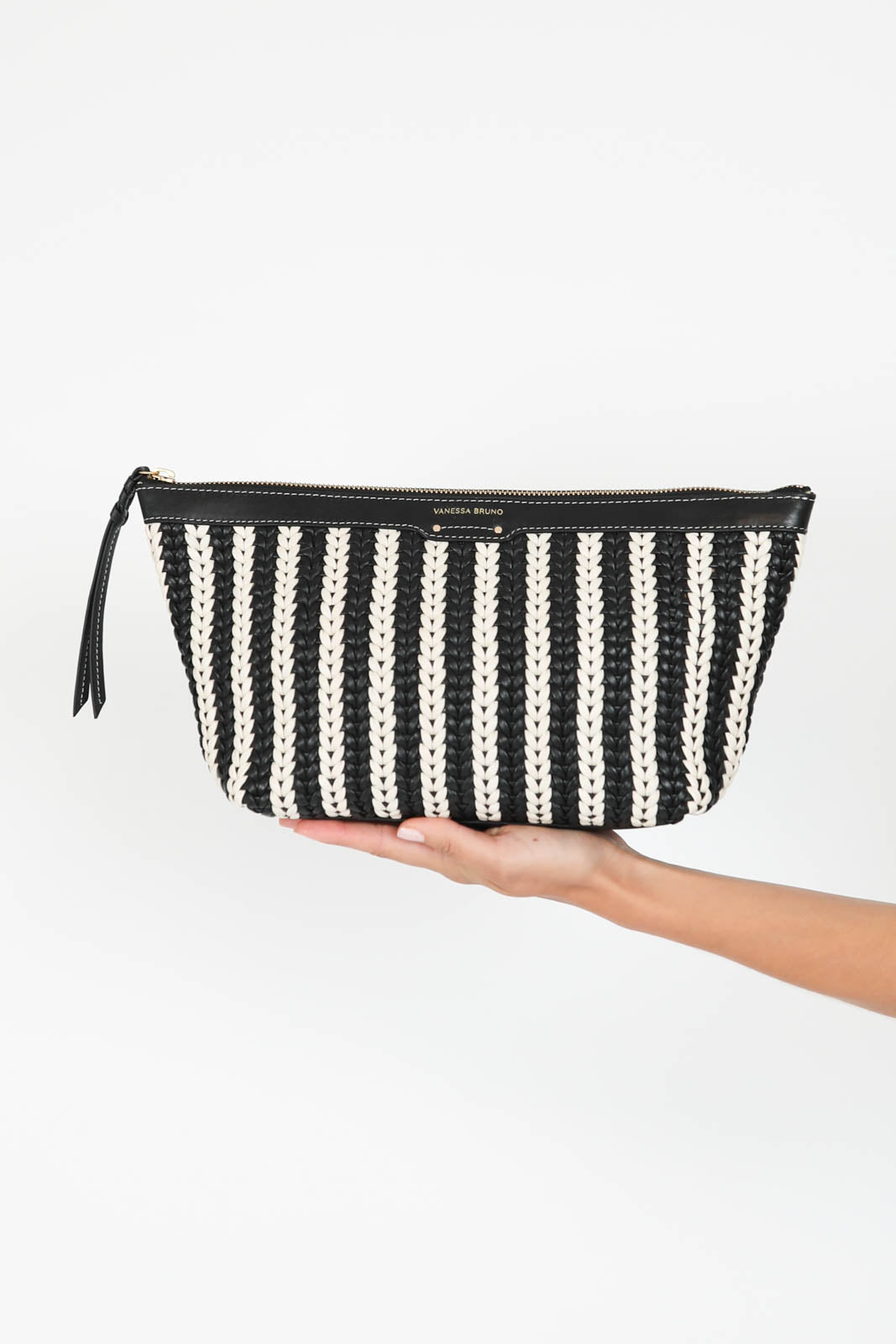 Sac Pochette en Noir/Blanc