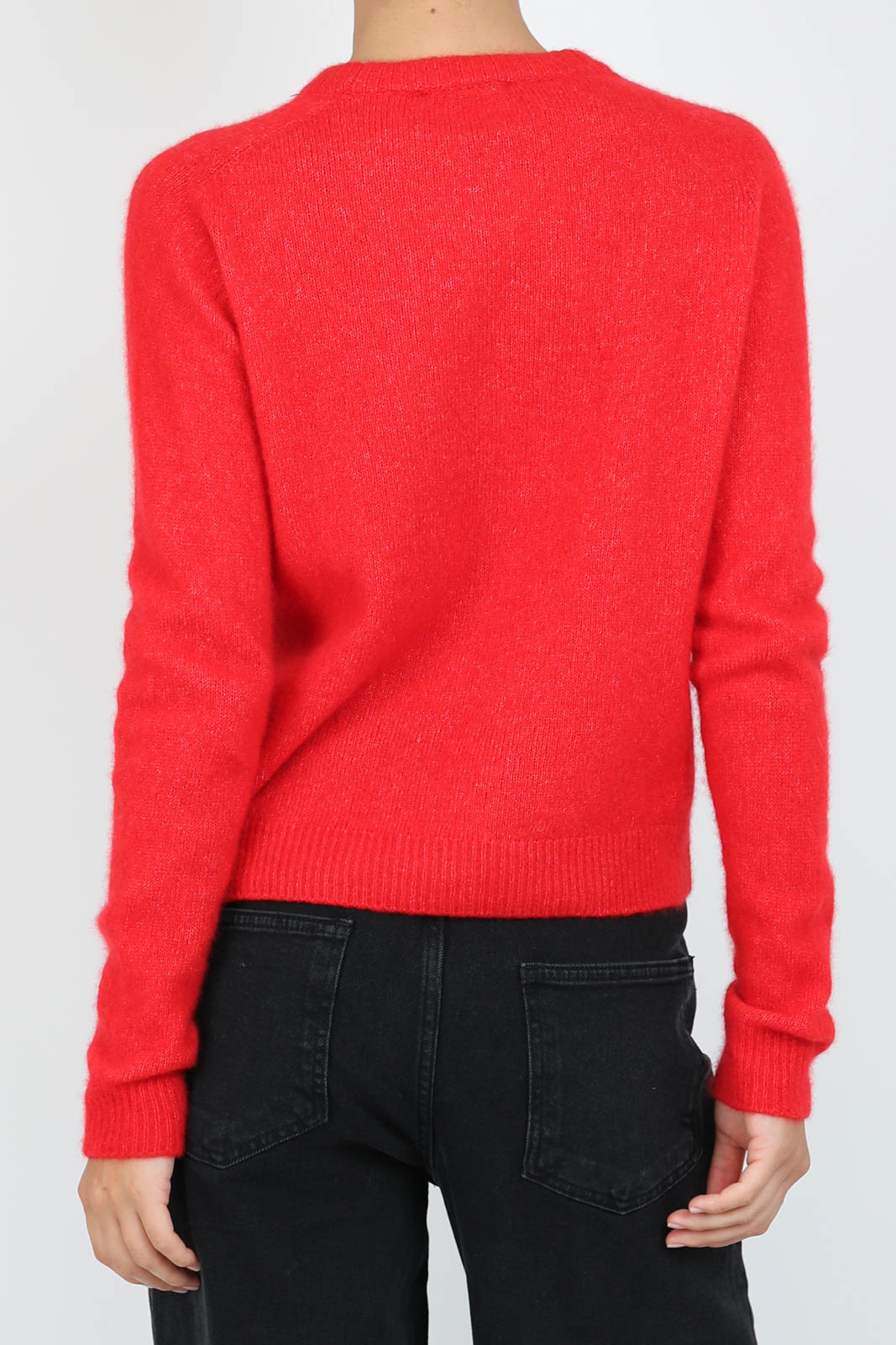 Pullover en cachemire en Rosso