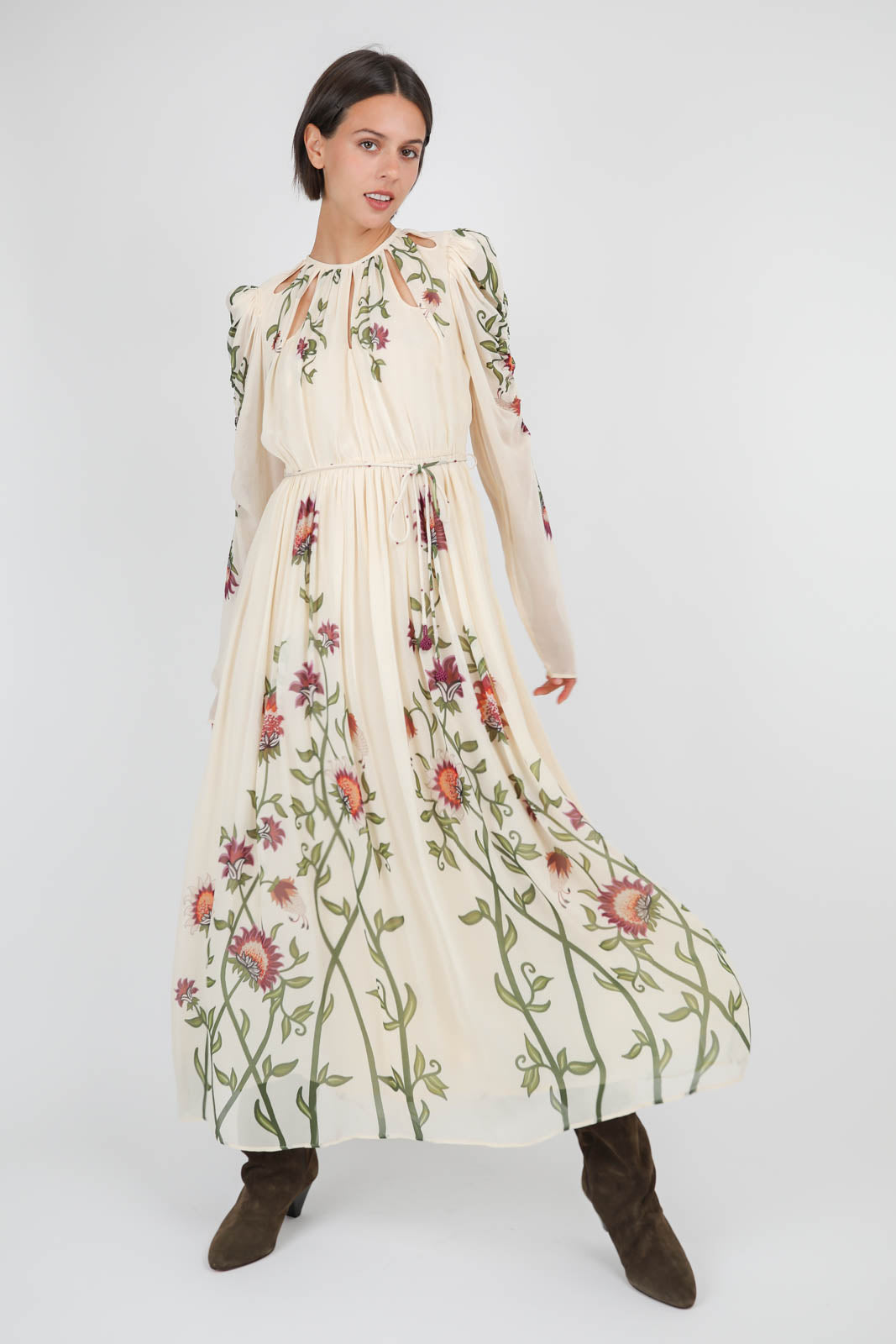 Robe Romantic Nature en multi