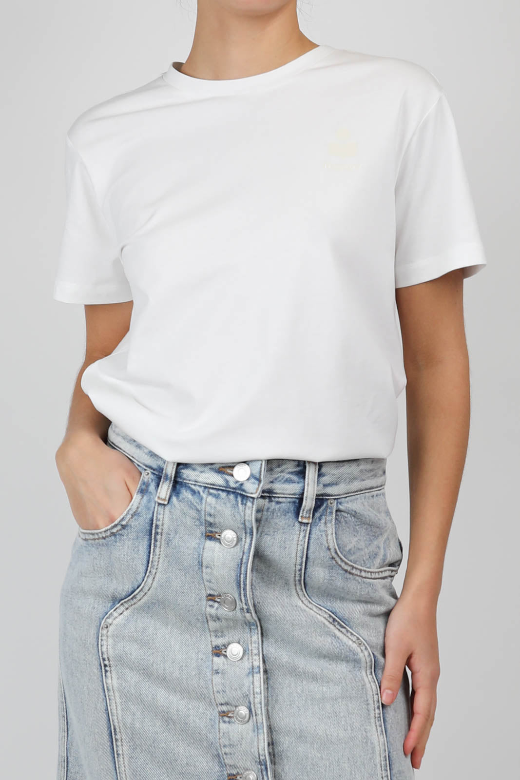 T-shirt Aby en blanc