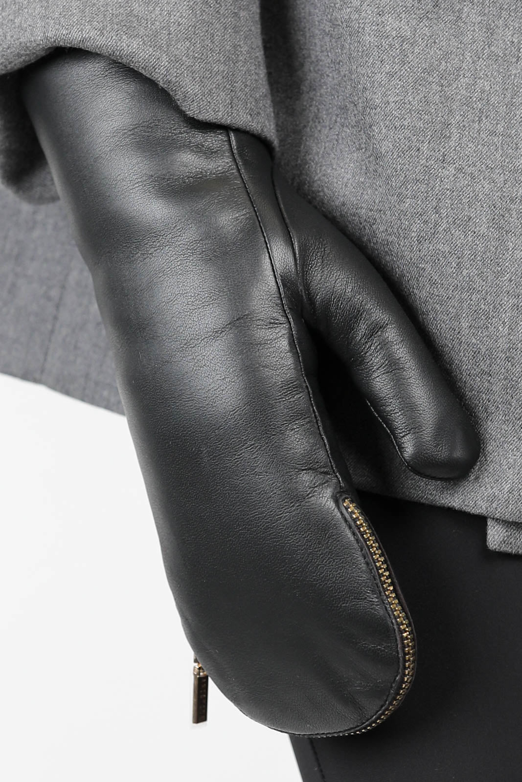 Gants en noir/gris