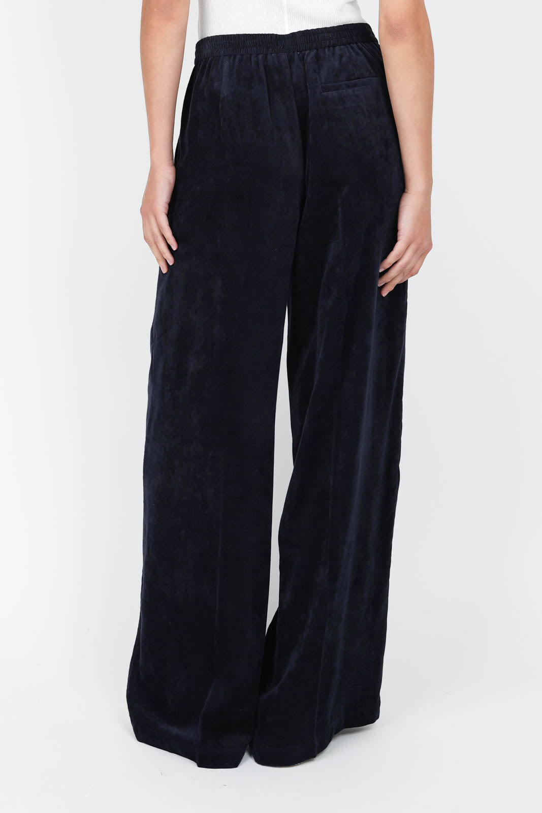 Pantalon Corduroy Wide Leg in Notte