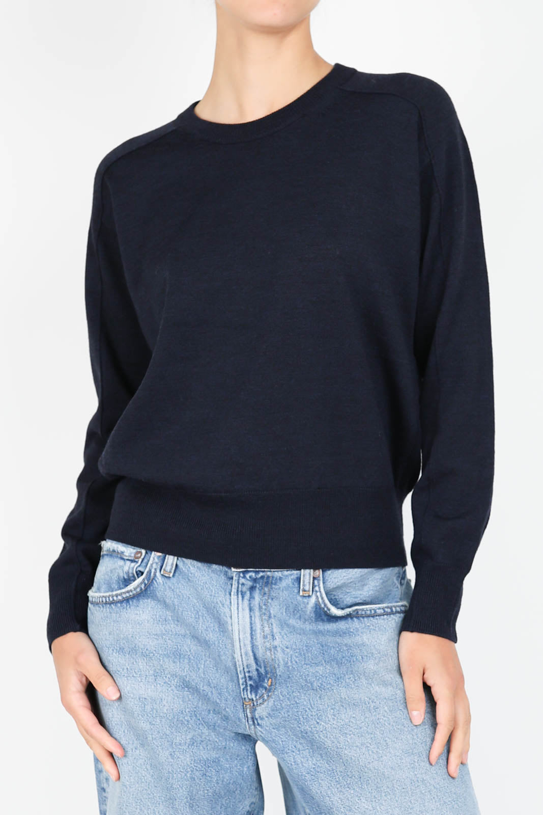 Pullover Unisexe en bleu marine