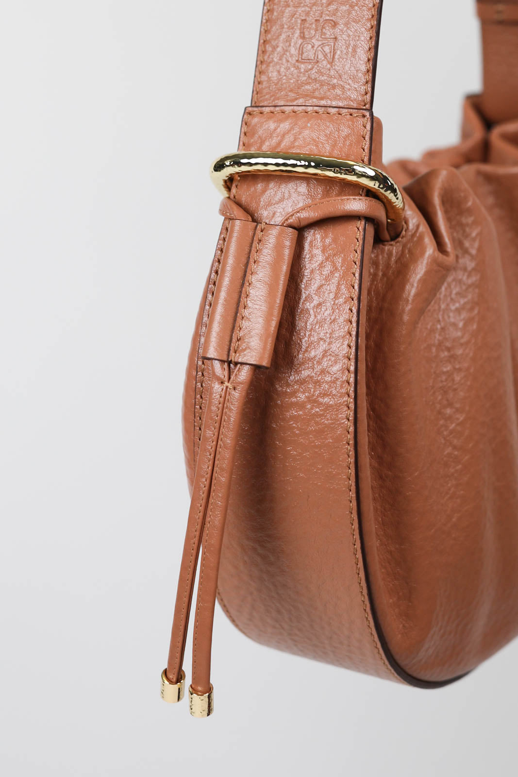 Sac Tilda Ruched en Pecan Brown