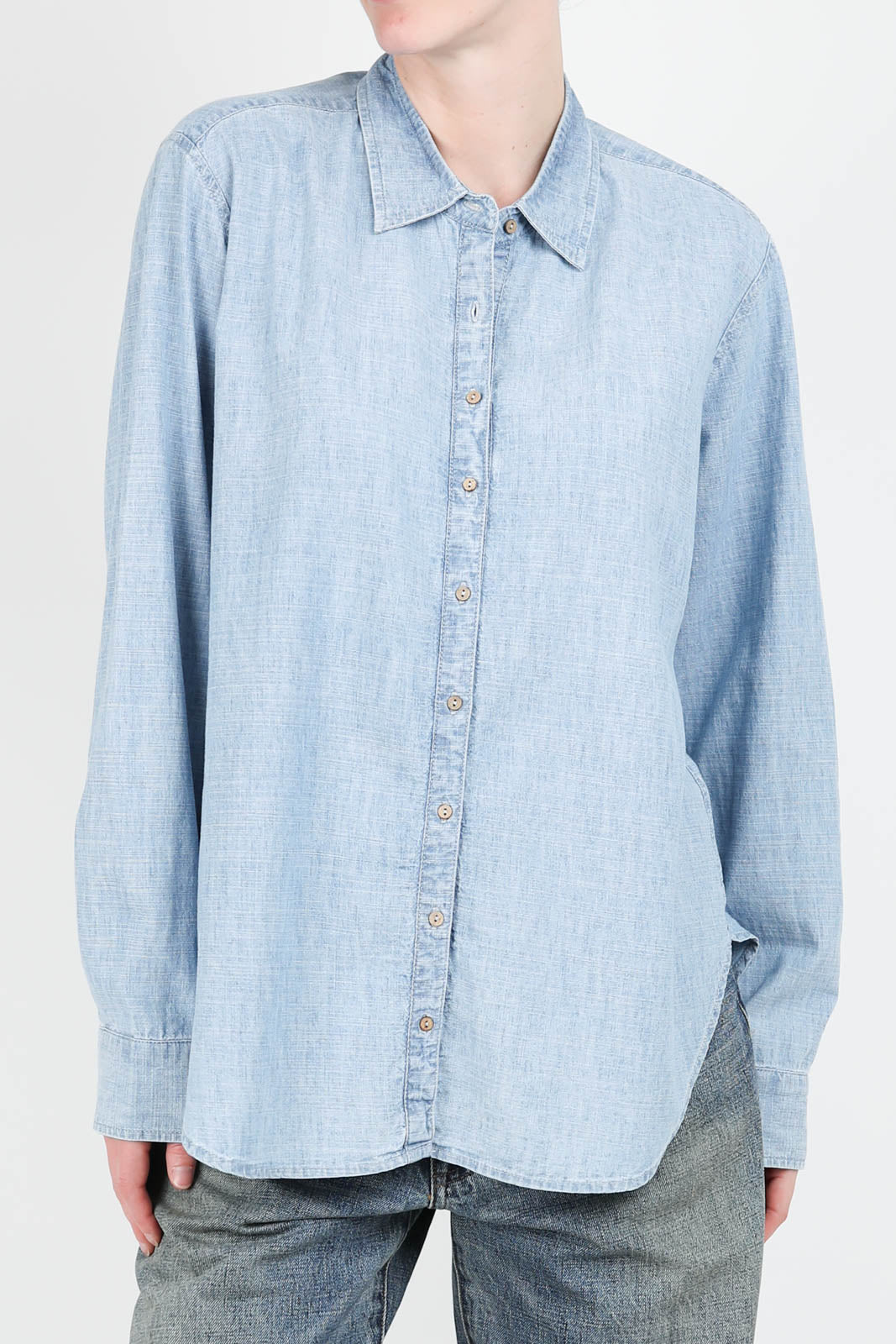 Blouse Beau in Dusty Blue