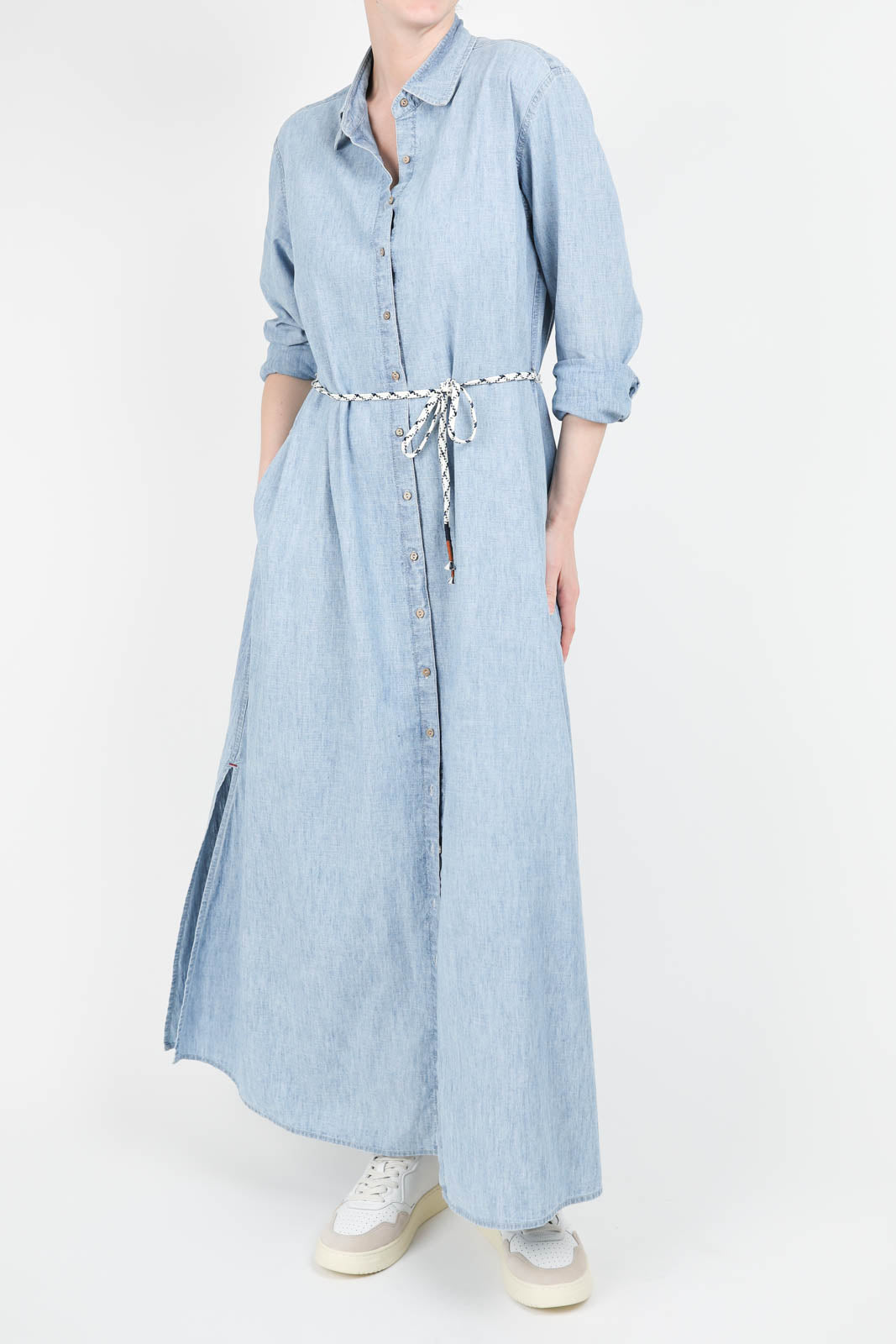 Robe Bowen en bleu poussiéreux