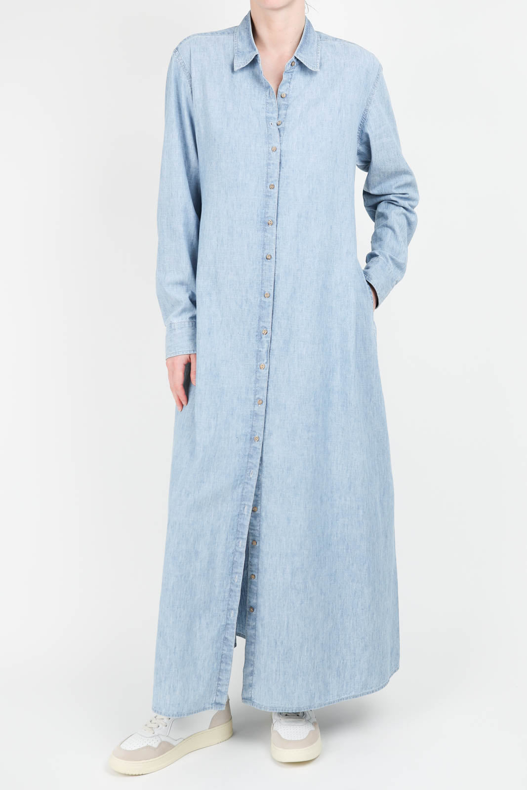 Robe Bowen en bleu poussiéreux