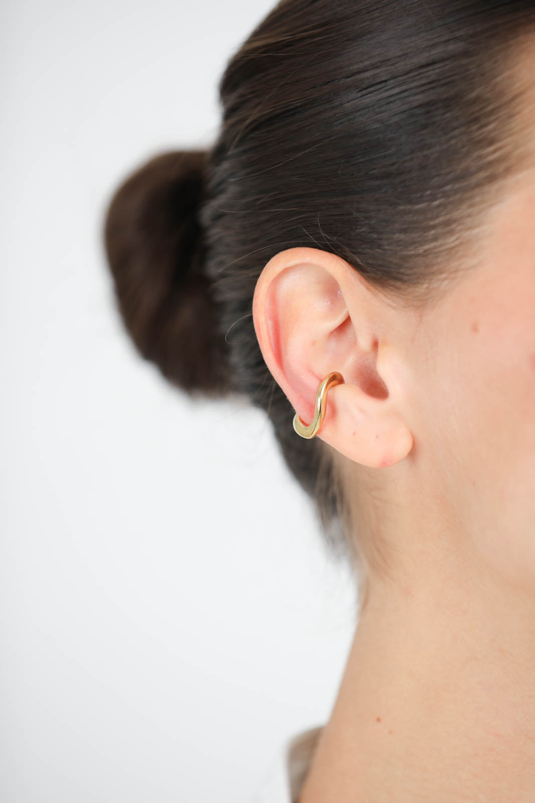 Boucles d'oreilles Earcuff Link Small en or