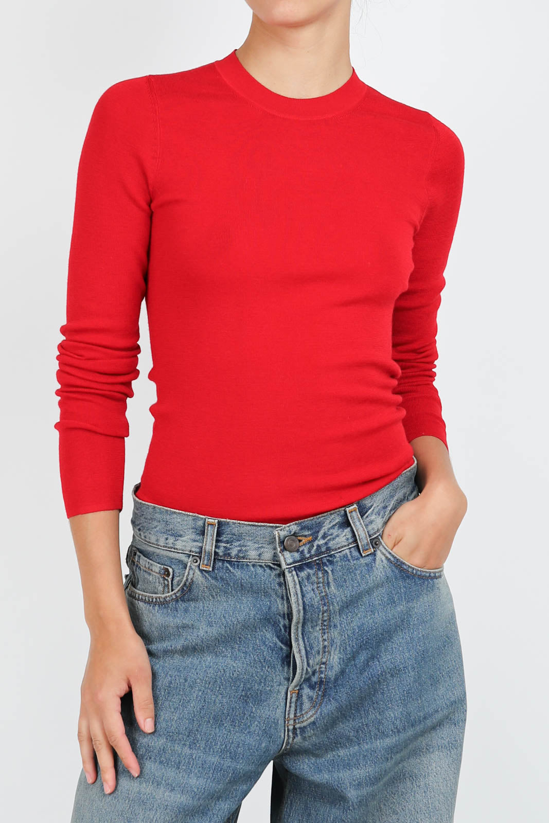 Pullover Erwin en rouge poppy