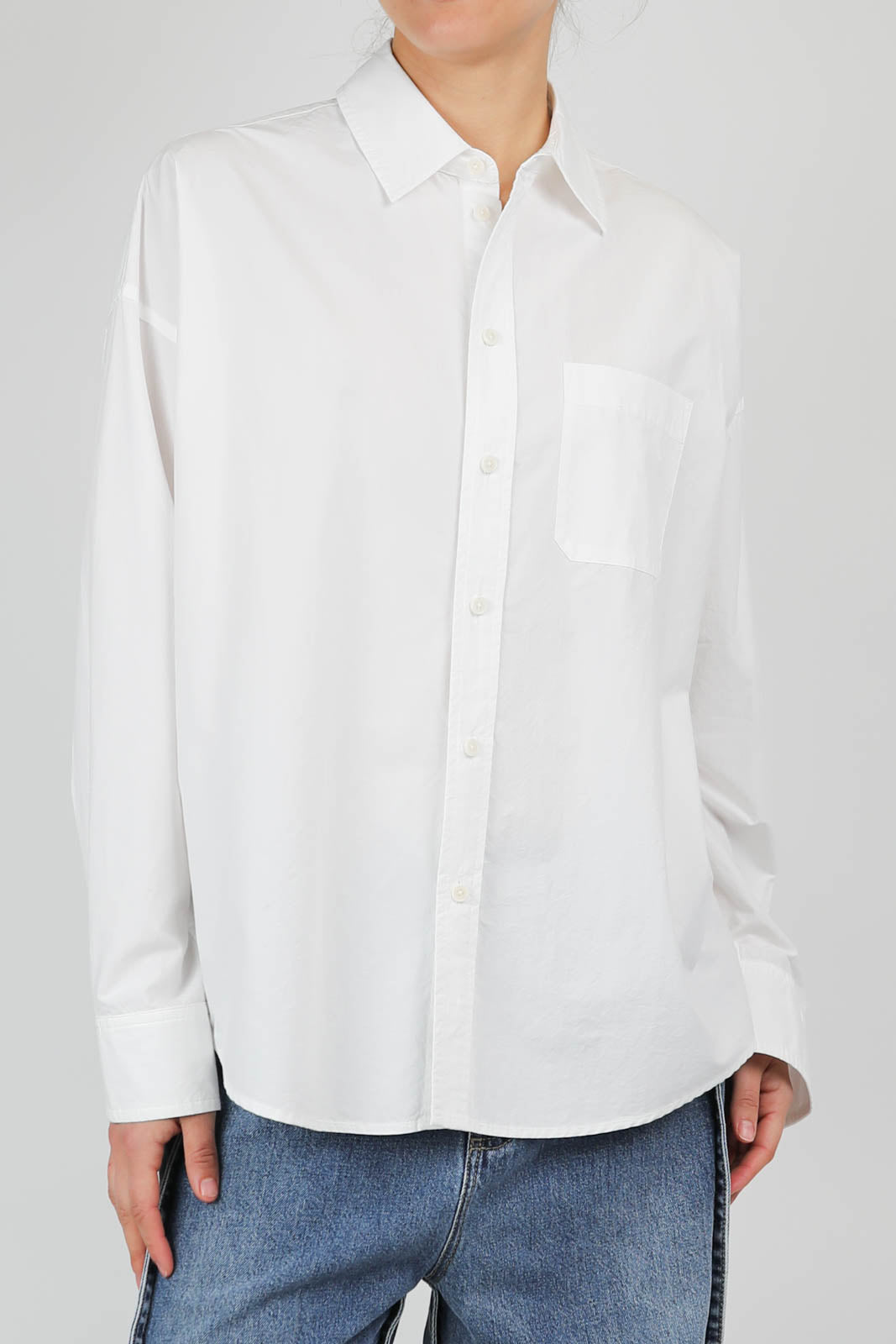 Blouse Uniform in Optic White