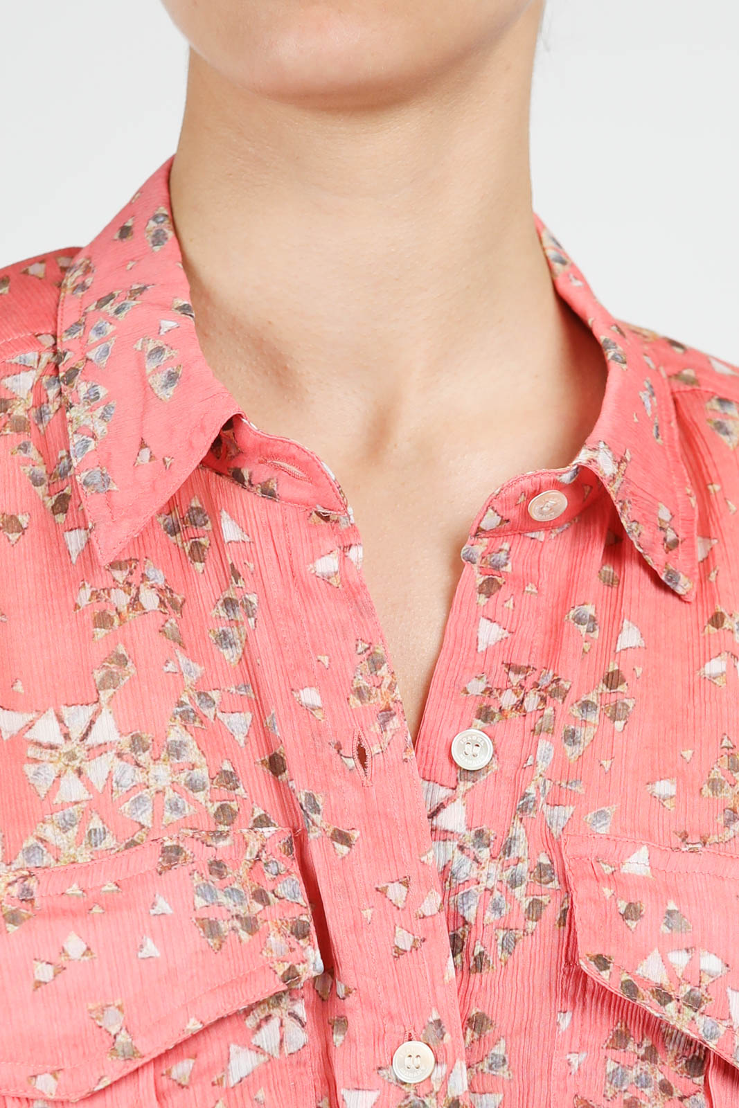 Blouse Cathy en rose shell