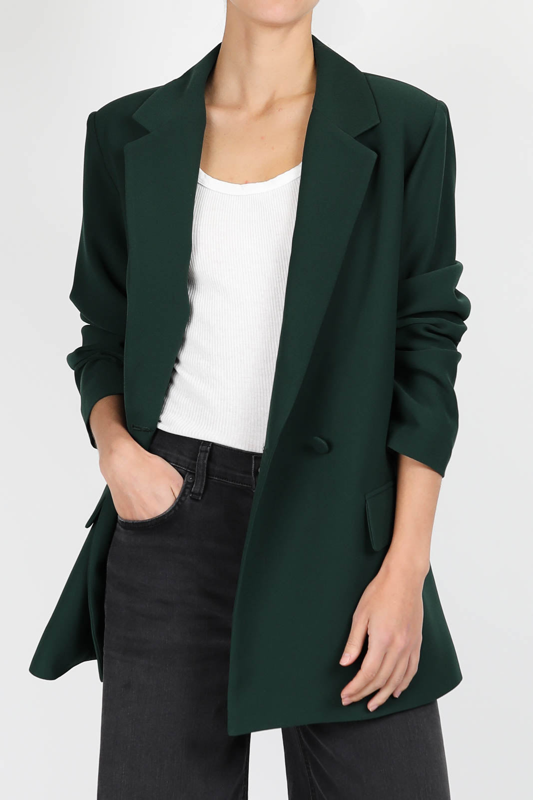 Blazer Toni en vert bouteille