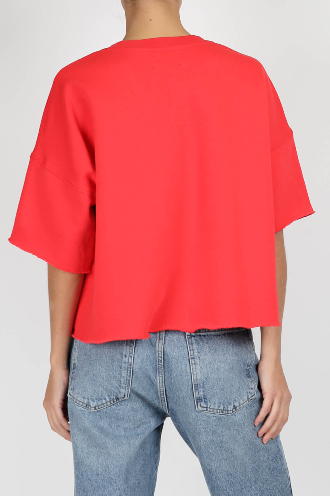 Sweat-shirt Romeo dans Jetty Red