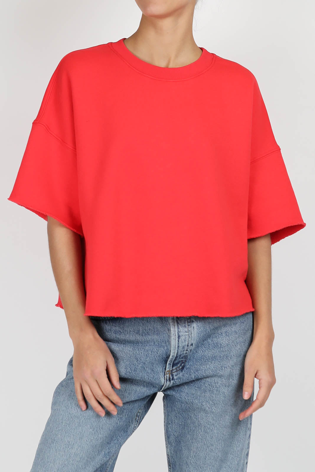 Sweat-shirt Romeo dans Jetty Red