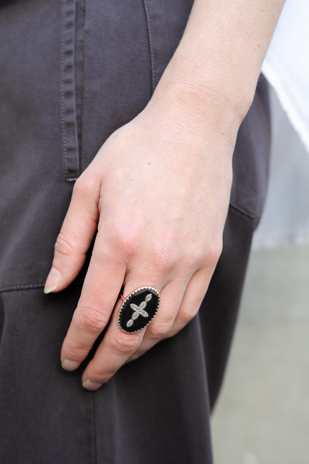 Bague Bowie n° 3 Bague Black Diamond